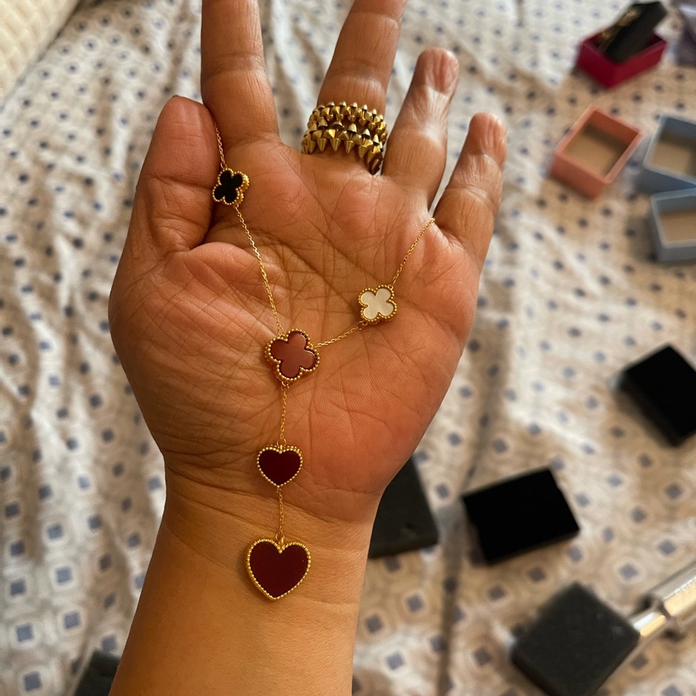 18k Saudi gold necklace 18inch